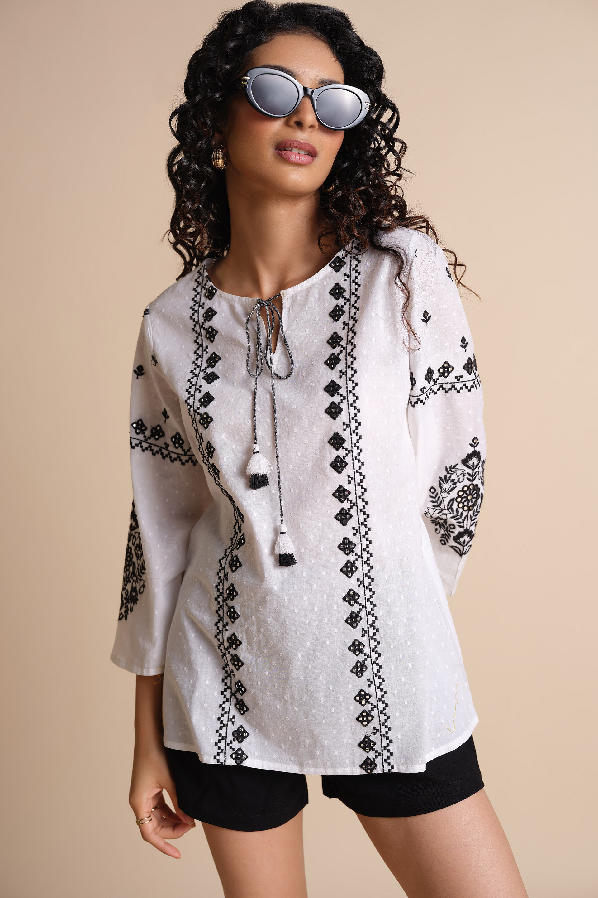 Mehek Top, White, image 3